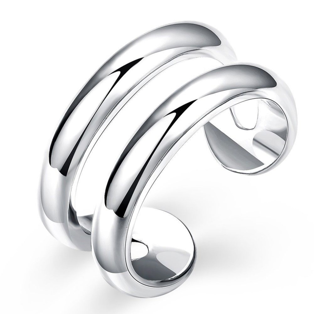 Silver Plated Open Ring